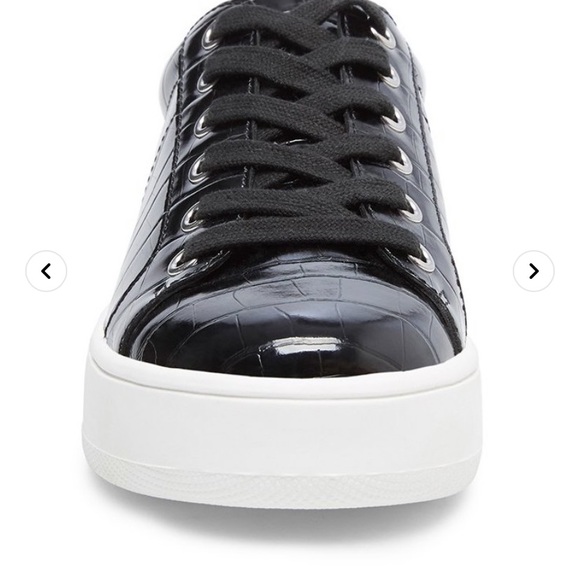 Steve Madden Bertie, Back Crocodile sneakers - Picture 2 of 7
